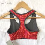 Reebok 🆕 Orange Wave Reversible Sports Bra Photo 2