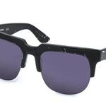 AQS Aquaswiss Dorian Unisex Half Frame Sunglasses CR39 100% UV Protection Black Photo 0