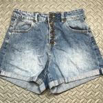 REWASH  Blue baggy jean shorts size 0‎ Photo 0