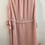 Juicy Couture Dress Peach-Pink w/ Gold Cinched Sleeveless Halter Dress Sz L EUC Photo 6