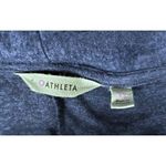 Athleta Luxe Pose Wrap Cardigan Size XS Open Blue Thumb Holes Lagenlook Longline Photo 5