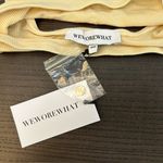 We Wore What  Yellow Ribbed Cotton Bralette NWT xxs Photo 5