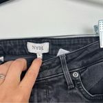 NYDJ  Skinny Jeans Black‎ Sz 6 Photo 3
