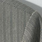 Jones New York  Blazer Suit Jacket Size 14 Grey  Black herringbone tweed Lined Photo 5