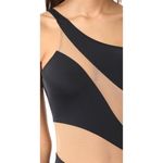 Norma Kamali Snake Mesh Mio One Piece Swimsuit in Black & Nude X-Small New Women Photo 10