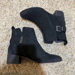 Vionic Size 7 Sienna Suede Bootie Boots Black Buckle Waterproof Photo 13