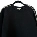 Maje  Tosko Sweatshirt Black Size Medium Photo 2