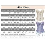 Women‎ Bustier Burlesque Boned Corset Top Waist Basque Lingerie Shaper L Red Size L Photo 13