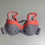 NWOT Coralish Pink, Black, and White Printed Bikini Top and Bottoms Size XL Multiple Photo 1