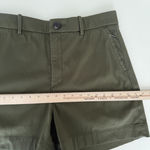Spanx  Shorts Womens Large Green Stretch Twill Chino High Waist Preppy Travel Photo 9