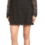 Tularosa  Matilda Black Lace Shift Dress Goth Romantic Revolve NEW Photo 0