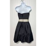 Anthropologie  Wasabi Rosanna Silk Strapless Mini Dress‎ Formal Black Cream XS Photo 8