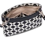 Spartina 449  Linen and Leather May River Onyx Crossbody Bag Black Cream Photo 2