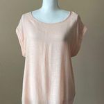 Tacera  | Peach Hi/Low Blouse Sz L Photo 0