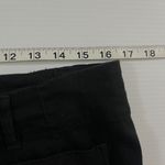 Anthropologie Maeve The Colette Women Pants Size 32 Black Wide Flare Leg Linen Photo 3