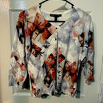 White House | Black Market White House Black‎ Market Women’s Multicolored Button Down Cardigan Sz Sm Formal Photo 0