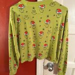 American Eagle Outfitters AE Green Grinch Plush Lounge Sweater Photo 6