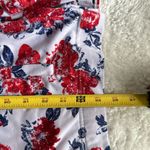 Jockey hoodie long sleeve top size 2X red and blue floral print White Photo 4