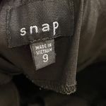 Snap Vintage 90s Black Artsy Abstract Ruffle One Shoulder Prom Formal Dress Size undefined Photo 5