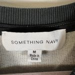 Something Navy Something Black Sparkly Something To Smile In Sweatshirt‎ Womens Size Medium Photo 4