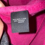 lafayette 148 Gray Wool Angora Cowl Neck Wrap‎ Jacket Medium Photo 6