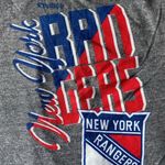 Reebok New York Rangers Gray and White Lace Back Tank Top Size 2XL Photo 4