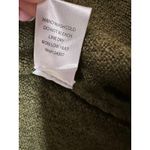 Comfy Long Duster Cadigan Sweater Women Small Chunky Academia Grunge Dark Warm Green Photo 7