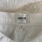 Revolve Agolde white denim Photo 4