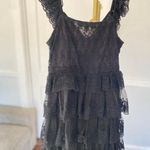 Love Shack Fancy  Federica Mini Dress Romantic Glam Coquette Quiet Luxury Blac Lace Photo 0