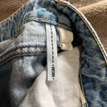 Garage  Blue Denim Mom Jeans Distressed Relax Fit Sz 3, Inseam 25” EUC Photo 3