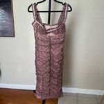 House Of CB Audra Animal Print Mesh Bustier Dress Sz S Photo 3