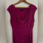 Ralph Lauren Lauren gorgeous size 12 dress with cowl neck. Flattering ru… Photo 1