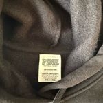 Victoria's Secret PINK Black Campus Bling Cropped Hoodie Size S Oversized Photo 6