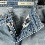 Anthropologie PILCRO AND THE LETTERPRESS Hypen Patched Button Fly Jeans, Size 27 Photo 4