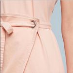 Holding Horses NWOT Anthropologie  Regatta Wrap Dress Twill Denim Pink Size 12 Photo 1