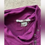 Athleta  Women’s Twist‎ Wrap Pullover Hooded Athletic Top Purple Size Small Photo 6