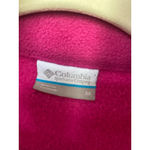 Columbia  Fleece Jacket Bright Pink Full Zip Outdoor Hiking M Granola Winter Core Photo 6