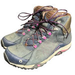 Oboz Sapphire Mid BDry Womens 9.5 Blue Hiking Boots Camping Outdoors Casual Photo 0
