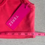 Terez  Sports Yoga Bra Pink Scoop Neck Light Impact Support Lounge XL NWT $75 Photo 4