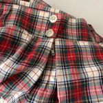 VTG Red Plaid Maxi Skirt Set Holiday Country Core Cotton Long Sleeve Buttons 10 Photo 5
