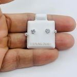 925 Sterling Silver earrings White Photo 1