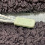 PINK - Victoria's Secret  Sherpa teddy half zip Gray can Photo 2