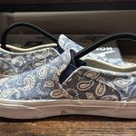Vans  Blue and White Slip one Size 8.5 Photo 8