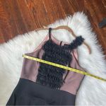 BCBG Maxazria Black & Tan Pencil Cocktail Dress Size 8 Photo 5