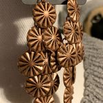 Paparazzi  Copper Star Spangled Shine Dangle Earrings Photo 3