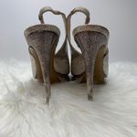 Nicholas Kirkwood Gold Peep Toe Platform Pumps Photo 3