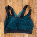 green and black snake print marbled sports bra Size XS Photo 0