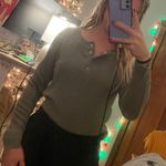 Poof New York Green Waffle Long Sleeve Photo 1