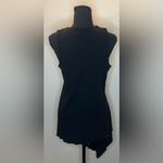 Alfani - Black tank top flowy with chain detailing Size S Photo 3