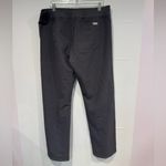 FIGS  Charcoal Straight Leg Scrubs with Red Drawstring Photo 3